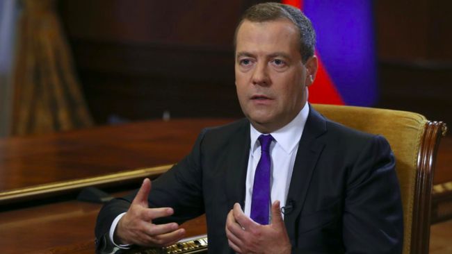 Wakil Ketua Dewan Keamanan Rusia, Dmitry Medvedev. (Foto/Reuters)
