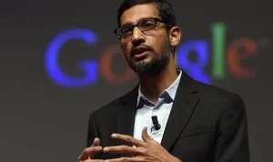 Teks Foto: Sundar Pichai Bos Google yang Low Profil. Ist