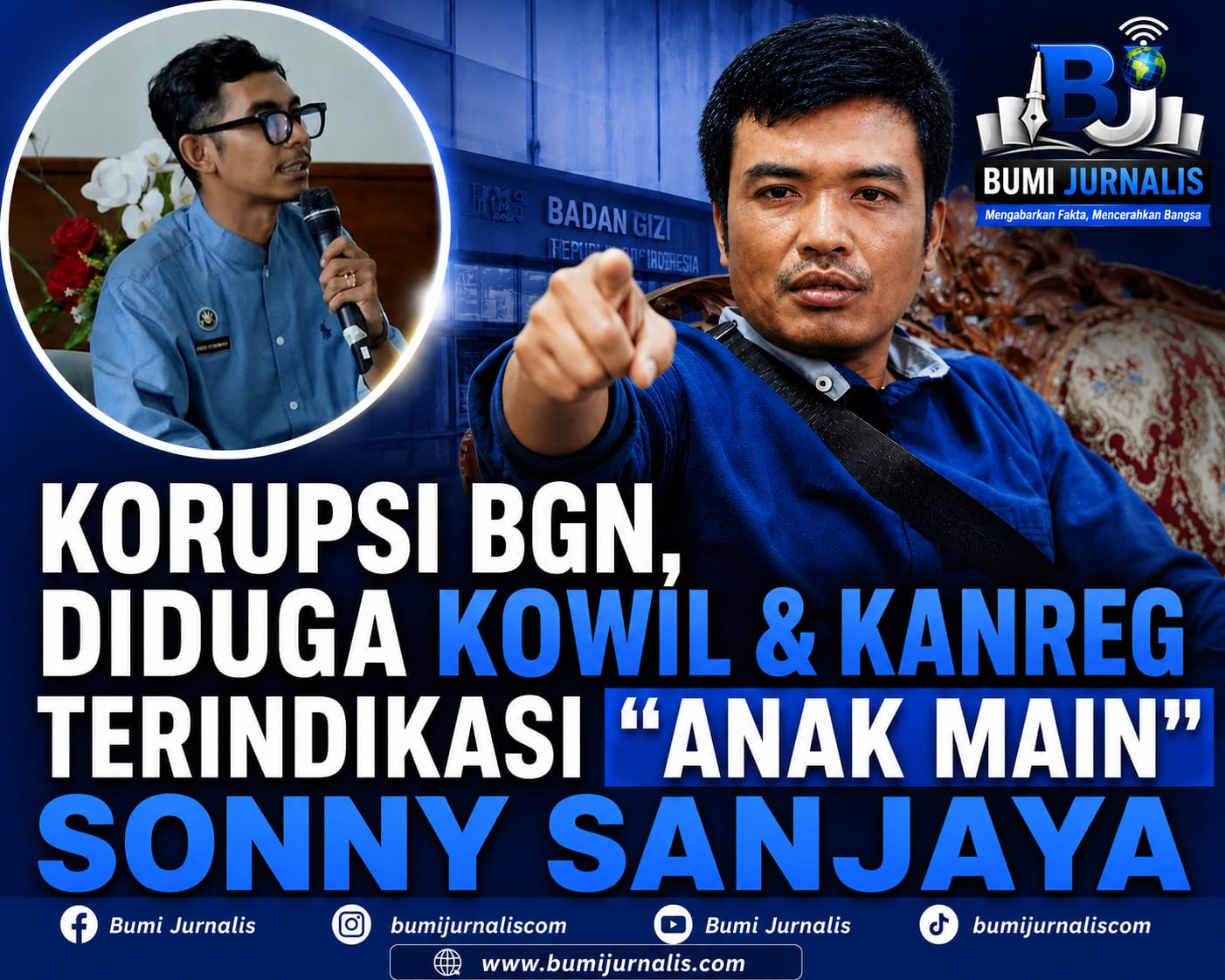 Korupsi BGN, Diduga Korwil & Kanreg Sumut Terindikasi ‘Anak Main’ Sonny Sanjaya