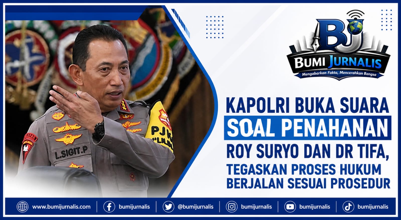 Dikritik Hotman Paris, Kapolri Berikan Jawaban Soal Penahanan Roy Suryo Cs