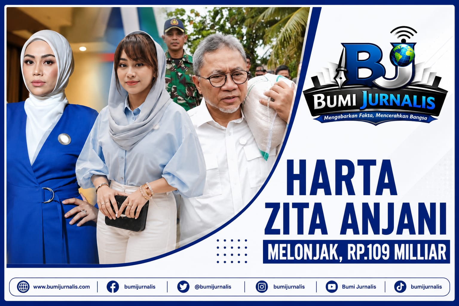 Harta Putri Ketum PAN Zulhas, Zita Anjani Melonjak Rp109 Miliar