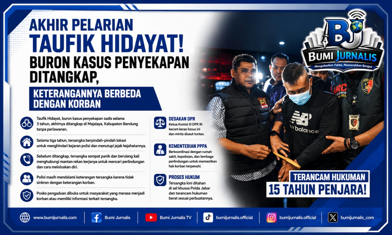 Keterangan Taufik Hidayat Berbeda Dengan Korban, Polisi Buka Posko