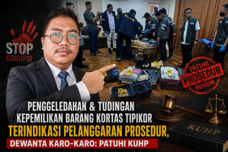 Dugaan Pelanggaran Prosedur Penggeledahan Rumah Febrie Adriansyah, Dewanta: Harus Taat KUHAP